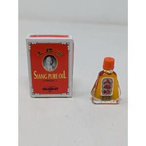 Siang Pure Oil Red Formula 1 Relieve Dizziness Massage Aches Body x1 100ml